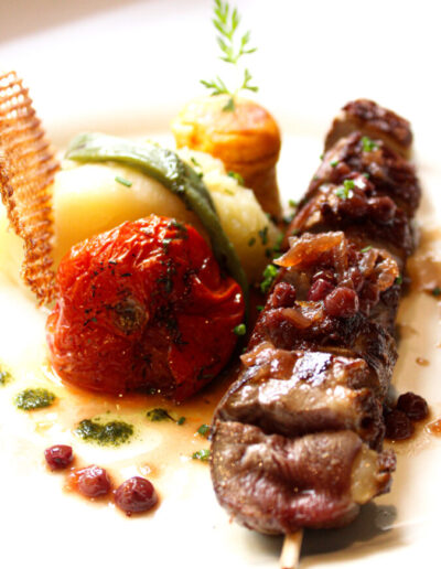 Hotel le Centre - Restaurant - brochette viande